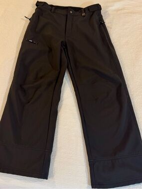 CB Sports Men’s Softshell Ski/Snow Pants - Black - Size M